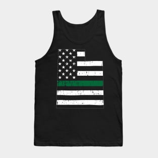 Utah Thin Green Line Military and Border Patrol Shirt Tank Top